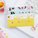 1pcs 만화 스티커 메모 포스트 스틱 마커 메모 스티커 북마크 귀여운 동물 고양이 개 편지지 사무실 학교 용품 A6754 - 이미지 6