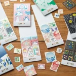 Kitta 특수 휴대용 및 편리한 문구 스티커 노트 세트(스탬프 스타일, 호일 및 형광 잉크 디자인 포함) - 이미지 3