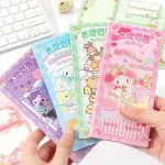 카와이 만화 쿠로미 붙여 넣기 스티커 메모 귀여운 마이 멜로디 Cinnamoroll Pochacco 노트 학생 학교 사무실 문구 - 이미지 2