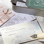 Mr. Paper 종이 부드러운 시리즈 특수 종이 철 상자 스티커 메모 크리 에이 티브 핸드북 재료 DIY 스크랩북 카드 일기 48Pcs in - 이미지 5