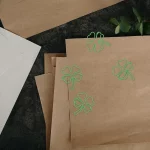 50Pcs 귀여운 INS 녹색 네 잎 클로버 클립 사랑스러운 소녀 스크랩북 장식 바인더 클립 사무실 문서 빌 바인딩 용품 - 이미지 6