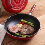 퀸센스 국내생산 가정집 캠핑 업소용 인덕션 일반용 후라이팬 프라이팬 궁중팬 28cm - 이미지 6