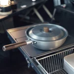 살반 캠핑 웍 경량 후라이팬 전골 냄비 가방 포함 캠핑용 조리용품 야외 요리기구 - 이미지 4