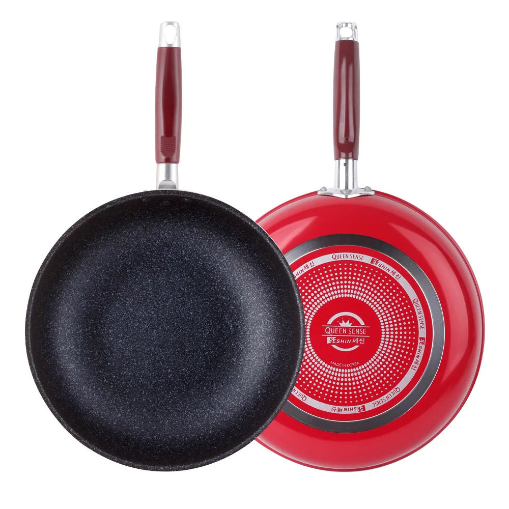 kf-Ae3055c3fc82d4eb3a49cf8858404c228a 퀸센스 국내생산 가정집 캠핑 업소용 인덕션 일반용 후라이팬 프라이팬 궁중팬 28cm - 이미지 1