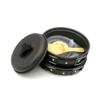 2-3인용 야외 조리기구 세트 DS200 캠핑 요리 냄비 팬 그릇 세트 - 이미지 4