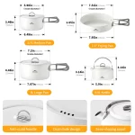 네이처하이크 캠핑 조리기구 세라믹 붙지 않는 세트 경량 휴대용 식기 주전자 프라이팬 냄비 쿡 세트 주방 용품 캠핑조리기구 캠핑조리도구세트 코펠 코펠 세트 캠핑주전자 캠핑냄비 그리들팬 캠핑 후라이팬 그릴팬 피크닉 캠핑 냄비 캠핑 주전자 캠핑후라이팬 캠핑 조리도구 캠핑 냄비세트 캠핑용 조리도구 - 이미지 5