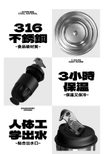 2025 신형 자동차 휴대용 여행 커피컵 316 스테인리스 스틸 보온컵 (르노 클리오 메간 트래픽 캡쳐 마스터 로건 캔) - 이미지 3