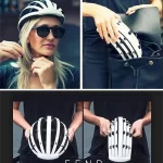 경량 접이식 도로 자전거 헬멧, 휴대용 사이클링 자전거 헬멧, 도시 자전거 스포츠 안전 스케이트보드 스키 헬멧, 250g, 신제품 - 이미지 5