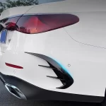 메르세데스-벤츠 W214 E-클래스 스포츠 버전용, 리어 윈드 나이프 개조 리어 바 브라이트 블랙 블레이드 자동차 스티커 외장 트림