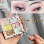 8개입 실리콘 립 브러쉬 (뚜껑 포함) 간편하고 효율적인 립스틱, 크림, 립글로스 어플리케이터 메이크업 뷰티 브러쉬 (아이섀도우용) - 이미지 2