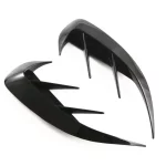 메르세데스-벤츠 W214 E-클래스 스포츠 버전용, 리어 윈드 나이프 개조 리어 바 브라이트 블랙 블레이드 자동차 스티커 외장 트림 - 이미지 5