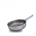 야외 304 스테인레스 스틸 비 스틱 팬 핸들 분리형 프라이팬 휴대용 접이식 캠핑 냄비 조리기구 식기 - 이미지 6