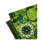 패션 새로운 디자인 레이디 아름다운 꽃 레트로 힙합 100% 코튼 두건 스퀘어 스카프 머리띠 페이즐리 여성/소녀를위한 선물 - 이미지 3