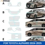 토요타 알파드 2024 2025용 PFCC TPU 프리컷 도장 보호 필름 차량 바디 스티커 투명 스크래치 방지 UV 차단 - 이미지 2