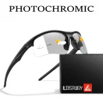 LOISRUBY 스타일 포토 크로 믹 선글라스 남자 여자 야외 Mtb 자전거 사이클링 Runnging 안경 스포츠 자전거 Windproof 고글