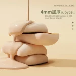 슈퍼 두꺼운 화장품 퍼프 대형 컨실러 파운데이션 스펀지 쿠션 습식 건식 사용 페이스 뷰티 메이크업 퍼프 도구 XL - 이미지 4