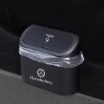 메르세데스 벤츠 AMG W177 W176 X166 X167 C257 C218 X253 C118 C117 용 차량용 휴지통 수납함 걸이형 쓰레기통 인테리어 액세서리 - 이미지 4