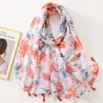 여성용 럭셔리 브랜드 스카프, 무슬림 히잡, 고품질 숄 머리띠, 꽃 페이즐리 스카프, 해변 실크 스카프, 반다나 - 이미지 5