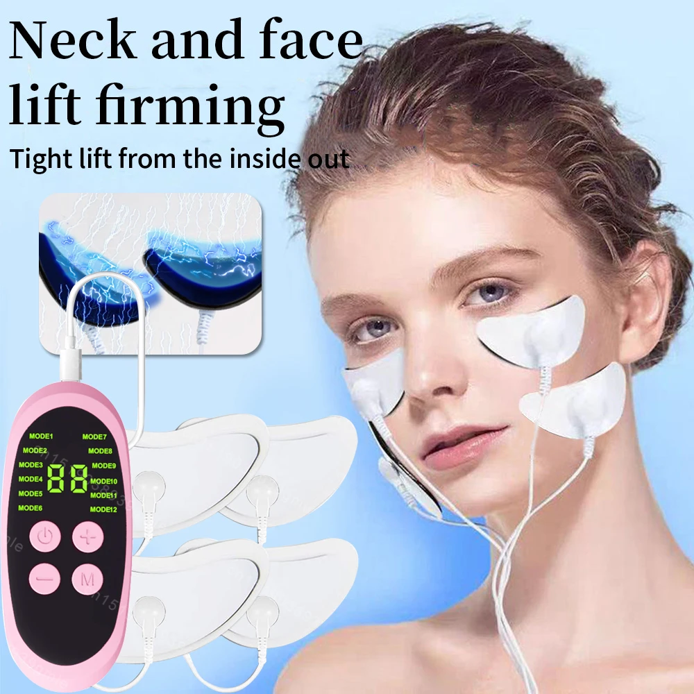 kf-S2775c3a8181b4ee7891b0bb996c3da56K EMS 미세 전류 눈 마사지, 얼굴 리프팅 및 퍼밍, 주름 방지, 눈가 주름 감소, 스파 뷰티 스킨 케어 - 이미지 1