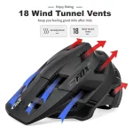 BATFOX 헬멧 남성용 사이클링 자전거 헬멧 casco para mtb 산악 자전거 레이싱 스피드 프레임 사이클링 헬멧 - 이미지 6