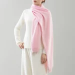 고급스러운 미니멀리스트 스타일, 가을 겨울용 100% 순수 캐시미어 스카프, 남녀 공용 12가지 별자리 디자인 신상 스카프 - 이미지 4