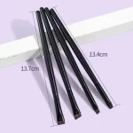 MAANGE 휴대용 작은 각도 눈썹 윤곽 메이크업 브러시, 아이라이너 브러시, 여성 메이크업 뷰티 도구, 4 개 - 이미지 4