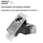 2/4Pcs 자동차 도어 로고 빛 Led HD 프로젝터 램프 아우디 A3 A4 B8 8P A6 C7 A5 Q5 B7 B6 B9 SLINE QUTTRO RS Q3 Q7 S3 S4 S5 S6 S8 - 이미지 4