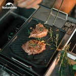 네이처하이크 캠핑 요리 팬 비 스틱 접이식 피크닉 프라이팬 휴대용 간편한 클린 그릴 하이킹 바베큐 저녁 프라이팬 - 이미지 2