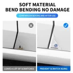 폭스 바겐 폭스 바겐 GTl R 골프 7 Rline 폴로 Tiguan Passat Jetta Lavida에 대 한 2pcs 자동차 도어 코너 투명 보호 스티커 - 이미지 4