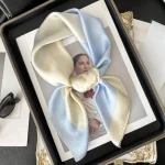 1PC 솔리드 컬러 스퀘어 스카프 여성 럭셔리 비치 스카프 패션 레이디 헤어 헤드 두건 랩 여성 Neckerchief Hijab Shawl - 이미지 6