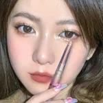 하이라이트 아이 섀도우 펜, 누에 잠복 실루엣, 아름다운 아이 섀도우, 과일 진주, 밝은 메이크업 도구, 파티 메이크업 선물, F G - 이미지 5