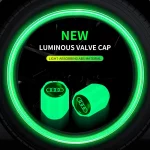 4 개/대 빛나는 자동차 휠 타이어 밸브 캡 스템 케이스 커버 아우디 Sline A1 A3 A4 A5 A6 A7 A8 Q3 Q5 Q7 TT 액세서리 - 이미지 2