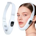 전기 얼굴 리프팅 장치 피부 회춘 V 얼굴 마사지 원격 제어 얼굴 미용 기기로 이중 턱 리프트 업