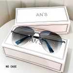 1pc 비행가 패션 큰 얼굴 운전 승마 남성용 세련된 유행 성격 선글라스 - 이미지 5