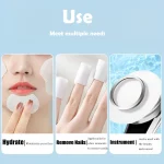 일회용 메이크업 코튼 패드 300/600/1200pcs 소프트 펄 노치 디자인 페이셜 클리닝 와이프 메이크업 리무버 뷰티 화장품 도구 - 이미지 3