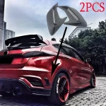 탄소 섬유 범용 자동차 상어 힙 펜더 사이드 공기 흐름 배출구 환기 장식 스티커 트림 커버 데칼 자동차 스타일링 - 이미지 2