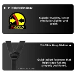 CAIRBULL 고글 자전거 헬멧 사이클링 Mtb 경량 일체형 헬멧 사이즈 L(후면 LED 라이트 포함) 스포츠용 하프 캡 55-61cm - 이미지 4