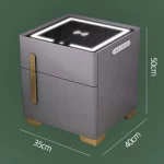 가족 다기능 침대 옆 테이블 안전 통합 침실 캐비닛 작은 간단한 침대 옆 테이블 홈 침대 옆 서랍 캐비닛 - 이미지 6