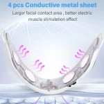 V자형 얼굴 마사지기 뷰티 디바이스 하이드로마사지 모드 리모컨 LED 포톤 페이스 리프팅 기기 이중턱 제거 - 이미지 5