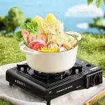 캠핑, 야외 바비큐, 가족 및 친구 모임 중 요리에 적합한 휴대용 굴뚝형 스토브, 다기능 - 이미지 3