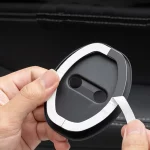 4Pcs 실리콘 자동차 도어 잠금 커버 충격 흡수 장치 액세서리 VW GTI 폴로 골프 Passat Tiguan Arteon Touareg CC Taigo Caddy Je - 이미지 4