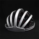 경량 접이식 도로 자전거 헬멧, 휴대용 사이클링 자전거 헬멧, 도시 자전거 스포츠 안전 스케이트보드 스키 헬멧, 250g, 신제품 - 이미지 3