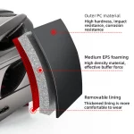 ROCKBROS 초경량 자전거 헬멧 57-62cm 일체형 사이클링 헬멧 통기성 안전 머리 보호 MTB 도로 자전거 헬멧 - 이미지 5