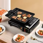 휴대용 야외 가스 스토브, 캠핑 바베큐 및 가정 요리에 적합합니다. 가볍고 컴팩트하여 야외 피크닉에 적합합니다. - 이미지 3