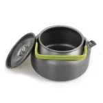 합금 캠핑 요리 주전자 800ml 1.2L 차 커피 포트