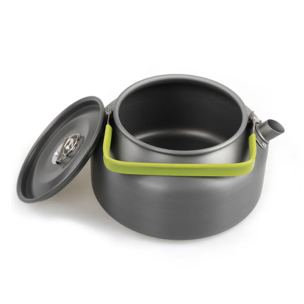 kf-S83198d39f41848589c4f002999f2f433I 합금 캠핑 요리 주전자 800ml 1.2L 차 커피 포트 - 이미지 1