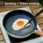 304 스테인레스 스틸 야외 캠핑 피크닉 플랫 바닥 붙지 않는 팬, 스테이크, 계란 프라이, 와플, 요리 필수품 - 이미지 2