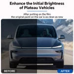 9Mil TPU 스크래치 방지 자동차 페인트 보호 필름 테슬라 모델 Y 주니퍼 2025 2026-up 클리어 브라 PPF 데칼 액세서리 - 이미지 6