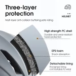 WEST BIKING 초경량 사이클링 헬멧, 유선 에어로 일체형, 조정 가능한 헬멧, MTB 도로 자전거 헬멧, 남녀공용 - 이미지 5