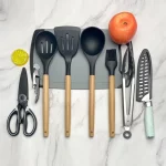 휴대용 야외 캠핑 주방 세트 과일 칼 가위 야채 보드 편리한 휴대용 멜론 필러 캠핑 피크닉 - 이미지 4